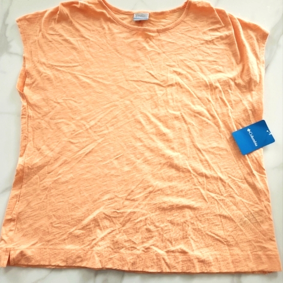 Columbia NWT Ladies Point Loma athletic short sleeve t-shirt, size XXL. - Picture 1 of 5